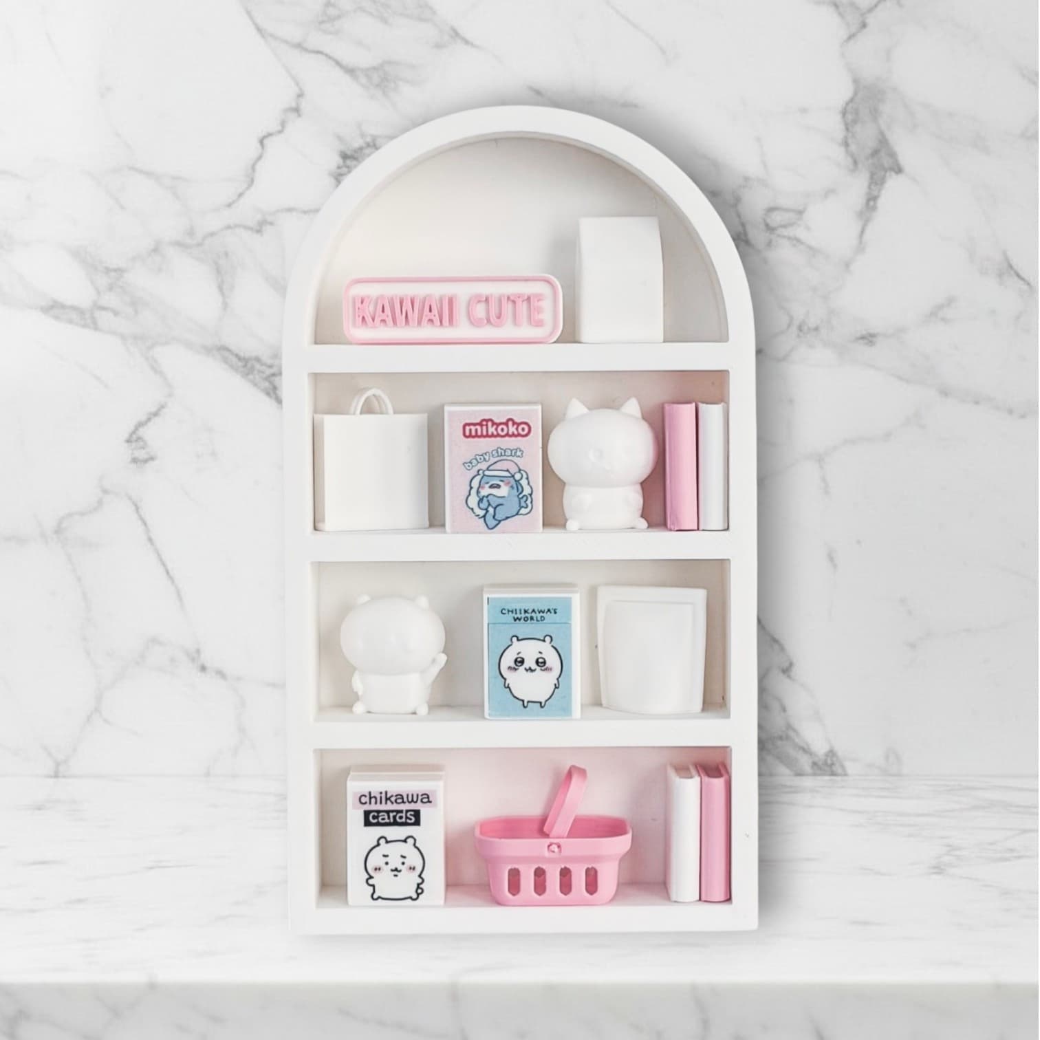blind box on marble