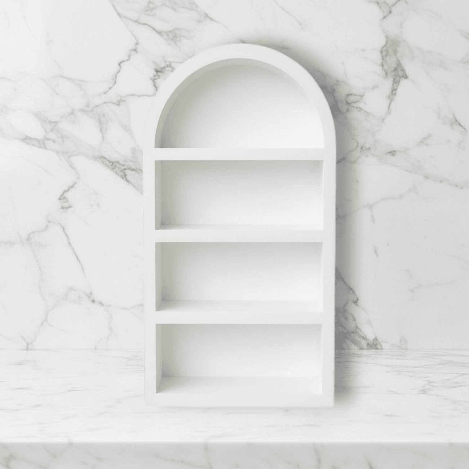 arched white