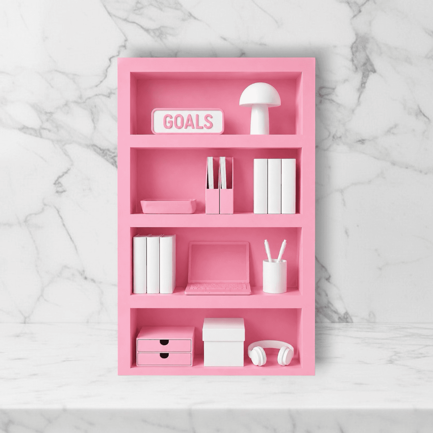 study nook rectangle · pink